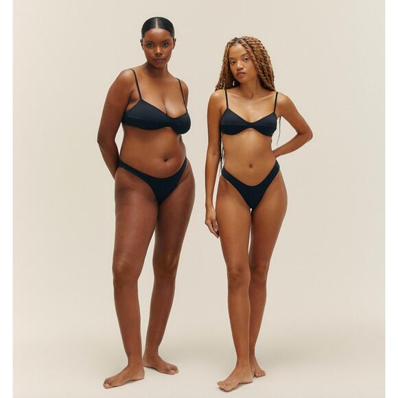 HAIGHT. | NWT Leila Bikini Bottom in Black L - Picture 1 of 7